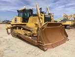 Used Komatsu Bulldozer,Used Bulldozer in yard,Front of used Bulldozer